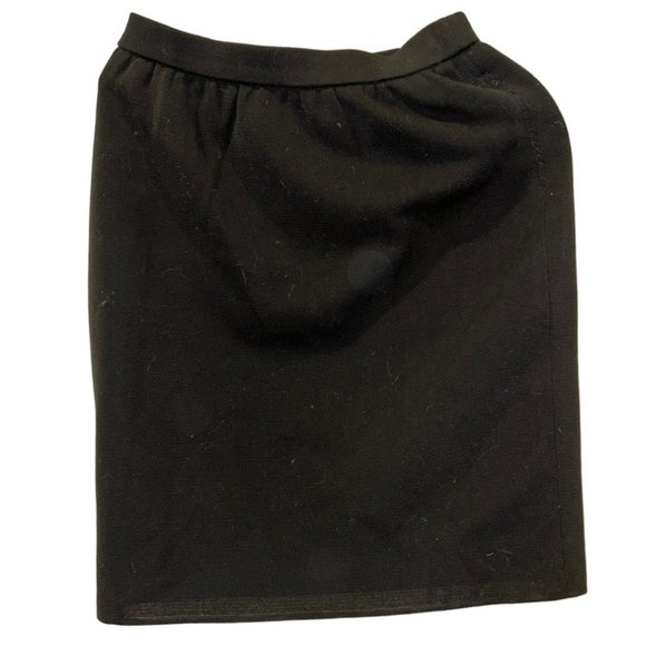 Noriko Maeda Foxey Corp Made in JAPAN black stretch knit pencil skirt 42… - Picture 1 of 3